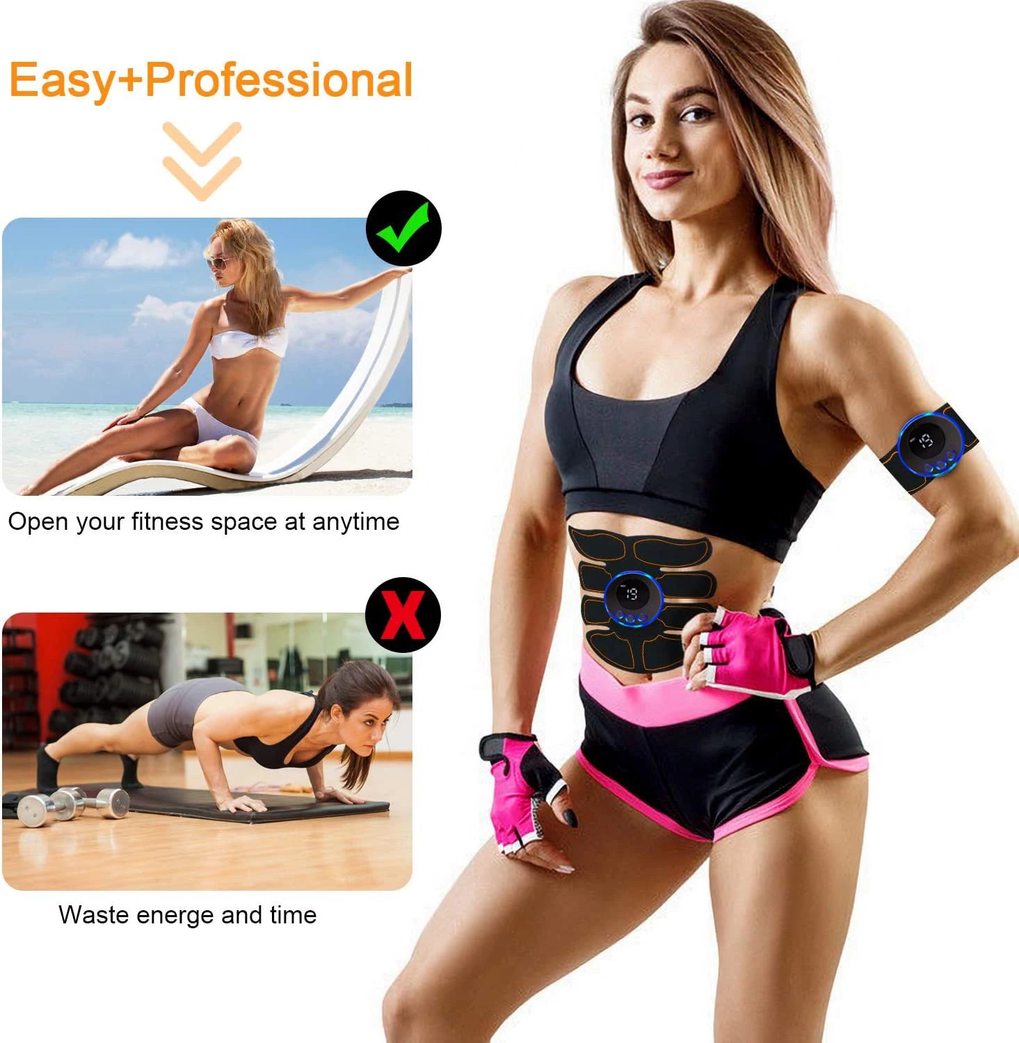 Wireless Abdominal Muscle Stimulator - MassagrGun